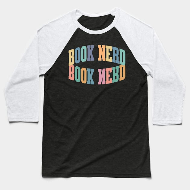 Book Nerd Baseball T-Shirt by Luxinda